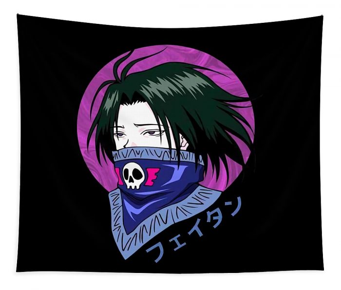 vitntage hunter x hunter feitan binh vu transparent - Anime Tapestry Store