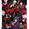 yumeko jabami collage kakegurui poster aesthetic will young - Anime Tapestry Store