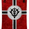 zeon flag texture black andrea gatti - Anime Tapestry Store