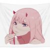 zero two waifu insom nial transparent - Anime Tapestry Store