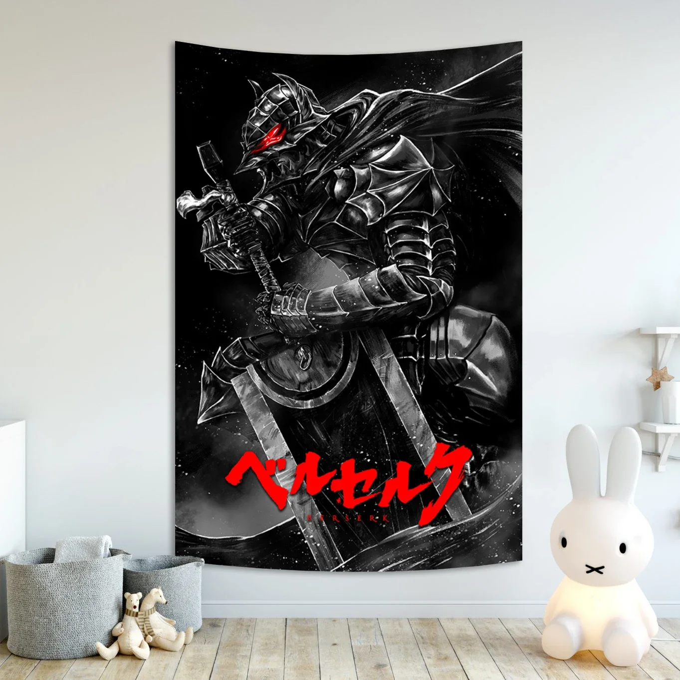 Anime Berserk Sacrifice Tapestry Hanging Printed Home Room Bar Cafe Aesthetic Art Wall Decor 4 - Anime Tapestry Store